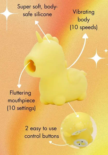 Bean Blossom силиконов стимулатор за лягане с два мотора, 9 см