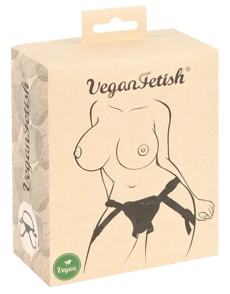 Vegan Fetish Strap-On System S-L Adjustable, Leather-Effect, Vegan Material