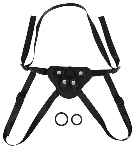 Vegan Fetish Strap-On System S-L Adjustable, Leather-Effect, Vegan Material