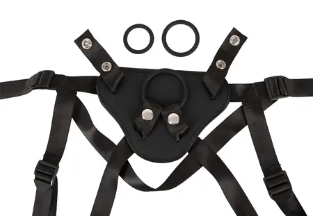 Vegan Fetish Strap-On System S-L Adjustable, Leather-Effect, Vegan Material