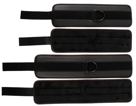 You2Toys Bed Restraint System Vegan Adjustable Black 180cm