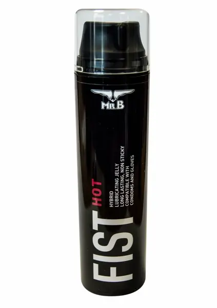Mister B Fist Hot Hybrid Lubricating Jelly 200ml - Warming Formula