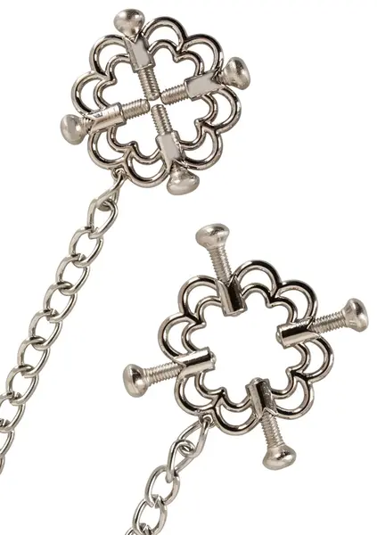 Bad Kitty Stainless Steel Nipple Jewellery with Adjustable Chain 30.5cm