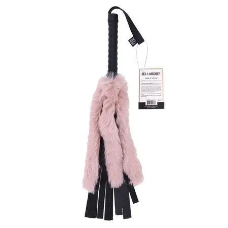 Sportsheets S&M Brat Vegan Fur and Rose Gold Handle Impact Tool