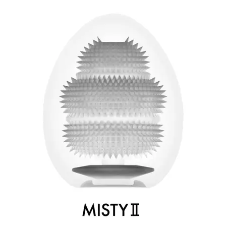 Tenga Egg Misty II Flexible Intimate Device Brown 1 pc
