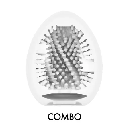 Tenga EGG Hard Boiled II Combo - Compact Intimate Device, Brown