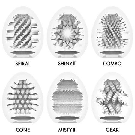 Tenga Egg HB Package II - Set of 6 Flexible Intimate Devices