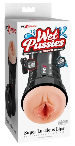 PDX Extreme Super Luscious Lips Intimate Machine, Fanta Flesh, 21.6 cm