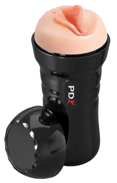 PDX Extreme Super Luscious Lips Intimate Machine, Fanta Flesh, 21.6 cm