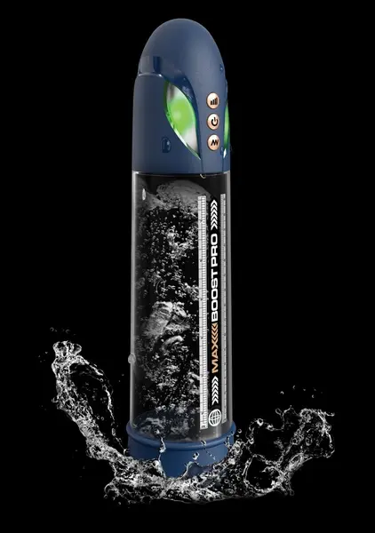 Pump Worx Max Pro Flow Blue Automatic Intimate Training System 28.6cm