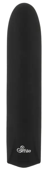 Sweet Smile Mini Vibrator Black 10-Mode Silicone Compact USB 12cm