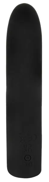 Sweet Smile Mini Vibrator Black 10-Mode Silicone Compact USB 12cm