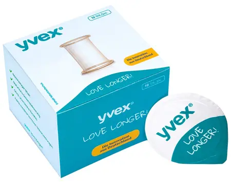 Love Longer удължаващи ръкавчета за мъже, латекс, 10 бр., 5 см
