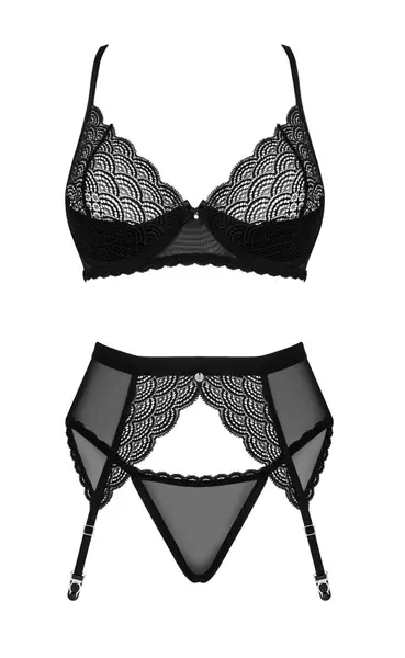 Obsessive Chemeris Intimate Lingerie Set XS/S - Lace & Tulle Elegance