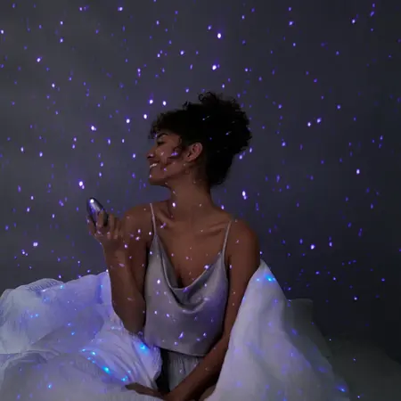 Svakom Pulse Galaxie Lilac - Air Pulse Device with Starlight Projector