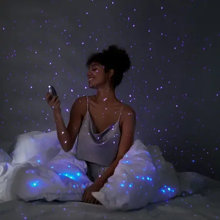 Svakom Pulse Galaxie Lilac - Air Pulse Device with Starlight Projector