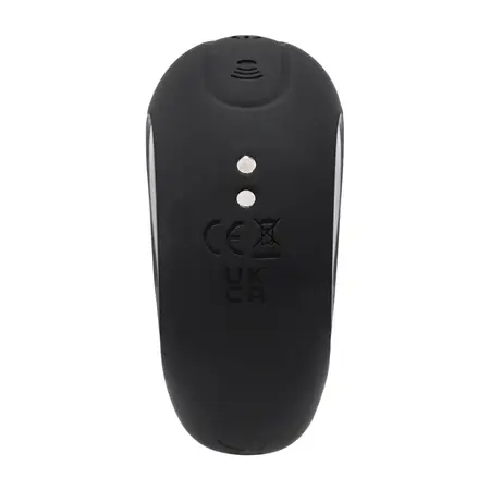 Playboy Ring My Bell Black - Dual Action Silicone Vibrator with Tapper