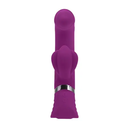 Playboy Pleasure Tap That Vibrator Purple - 9-Speed Curved Silicone Model