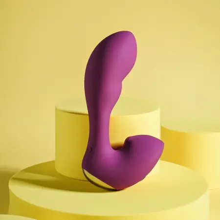 Playboy Arch G-Spot Vibrator Purple - Flexible Dual-Action, 10 Modes