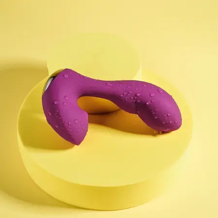 Playboy Arch G-Spot Vibrator Purple - Flexible Dual-Action, 10 Modes