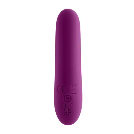 Playboy Pleasure Bullet Compact Vibrating Device Purple Rechargeable
