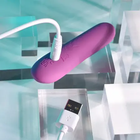 Playboy Pleasure Bullet Compact Vibrating Device Purple Rechargeable