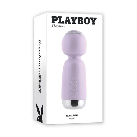 Playboy Royal Mini Wand Opal - Compact Waterproof Silicone Massager