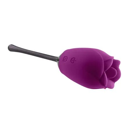 Playboy Pleasure Petal Vibrator Wild Astor - Rose-Shaped Silicone Device