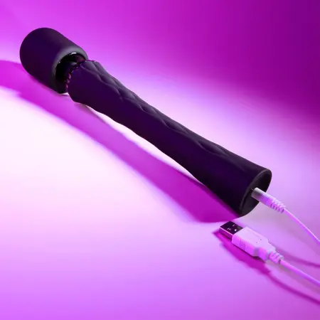 Playboy Pleasure Royal Wand - Flexible Silicone Body Massager, 11.5”