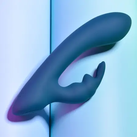 Playboy Lil Rabbit Deep Teal Dual Motor Compact Silicone Massager