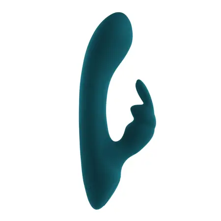 Playboy Lil Rabbit Deep Teal Dual Motor Compact Silicone Massager