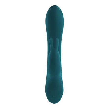 Playboy Lil Rabbit Deep Teal Dual Motor Compact Silicone Massager