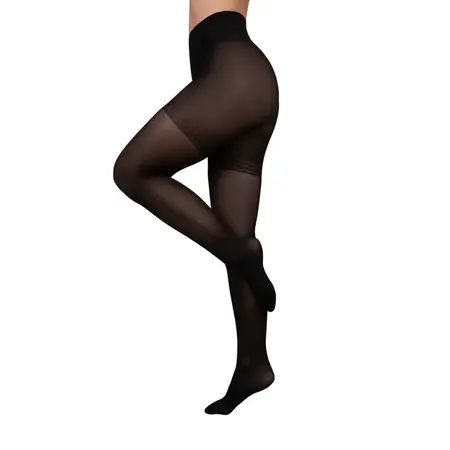 Bye Bra Control Slim 70 Den Black L Shaping Tights - Italian Design