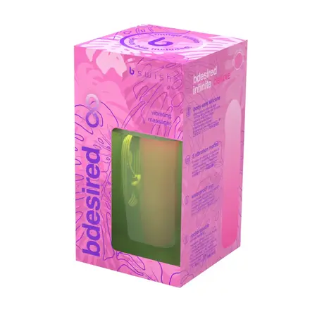 B Swish Bdesired Infinite Deluxe Beauty Edition Silicone Pink-Green 16cm