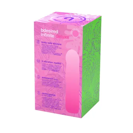 B Swish Bdesired Infinite Deluxe Beauty Edition Silicone Pink-Green 16cm