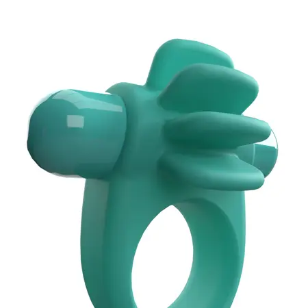 The Screaming O 4B Skooch Kiwi Silicone Vibrating Ring Waterproof