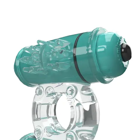 The Screaming O 4B Double Wammy Kiwi - Dual Motor Intimate Ring, Waterproof