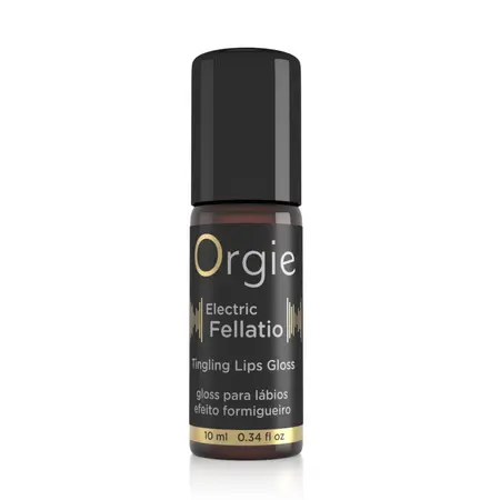 Orgie Electric Vibe Lip Gloss 10ml - Vibrating Effect & Plant Extracts