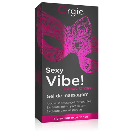 Orgie Intense Vibe Liquid Gel 15ml - Multi-Sensory Stimulation Formula