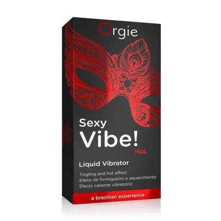 Sexy Vibe! Hot интимен гел с ягода, 15 мл