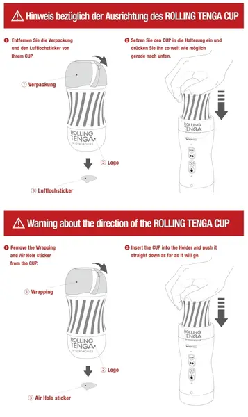 Tenga Vacuum Gyro Roller Automatic Rotation & Suction System Set