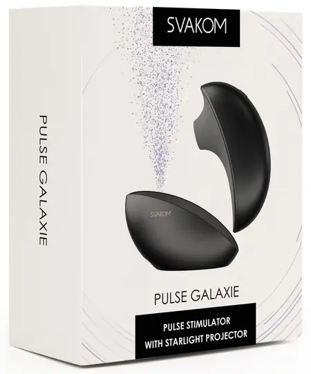 Pulse Galaxie вакуумен стимулатор с проектор звезди, черен
