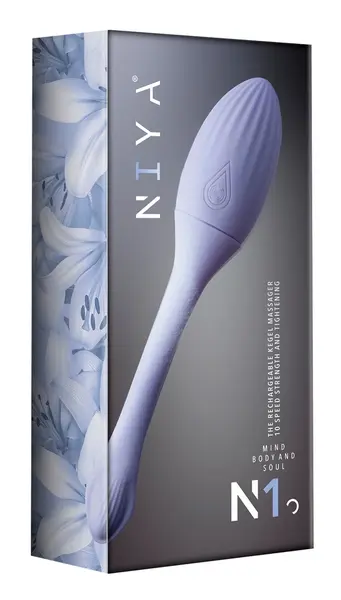 Rocks Off NIYA 1 Dual Motor Vibrating Egg with Flexible Arm, Purple, 19cm