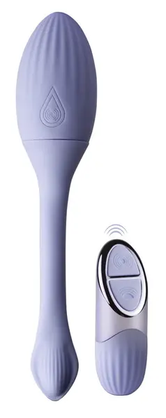 Rocks Off NIYA 1 Dual Motor Vibrating Egg with Flexible Arm, Purple, 19cm