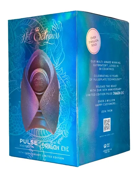 Hot Octopuss Pulse Solo Essential Black Intimate Technology 10.6cm
