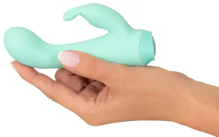 Cuties Mini Vibrator 4.G Green - Compact Flexible Silicone Model