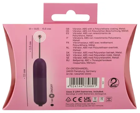You2Toys Spot-On Precision Mini Vibrator Metallic Tip 7.7cm
