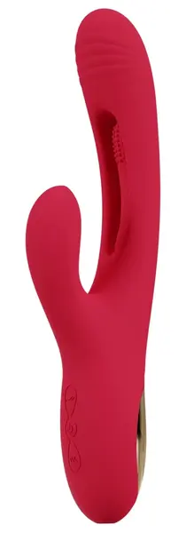 Sweet Smile Rabbit Flicking Intimate System Pink 24.2cm Silicone