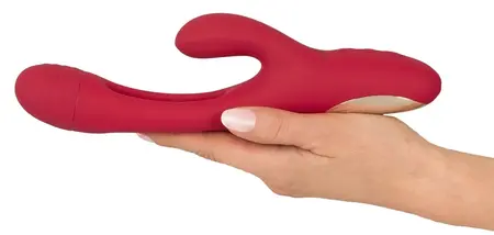 Sweet Smile Rabbit Flicking Intimate System Pink 24.2cm Silicone