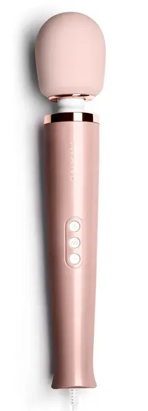 Powerful Plug-In вибратор микрофон с кабел, розово злато, 34 см